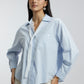 Shirt with Lace String Detail