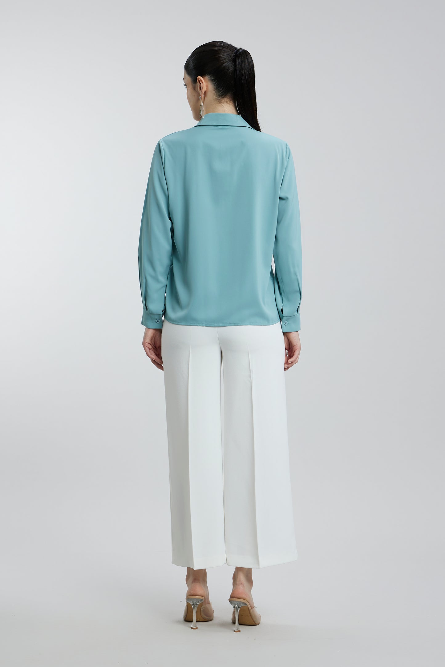Button Panelled Handwork Shirt