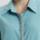 Button Panelled Handwork Shirt