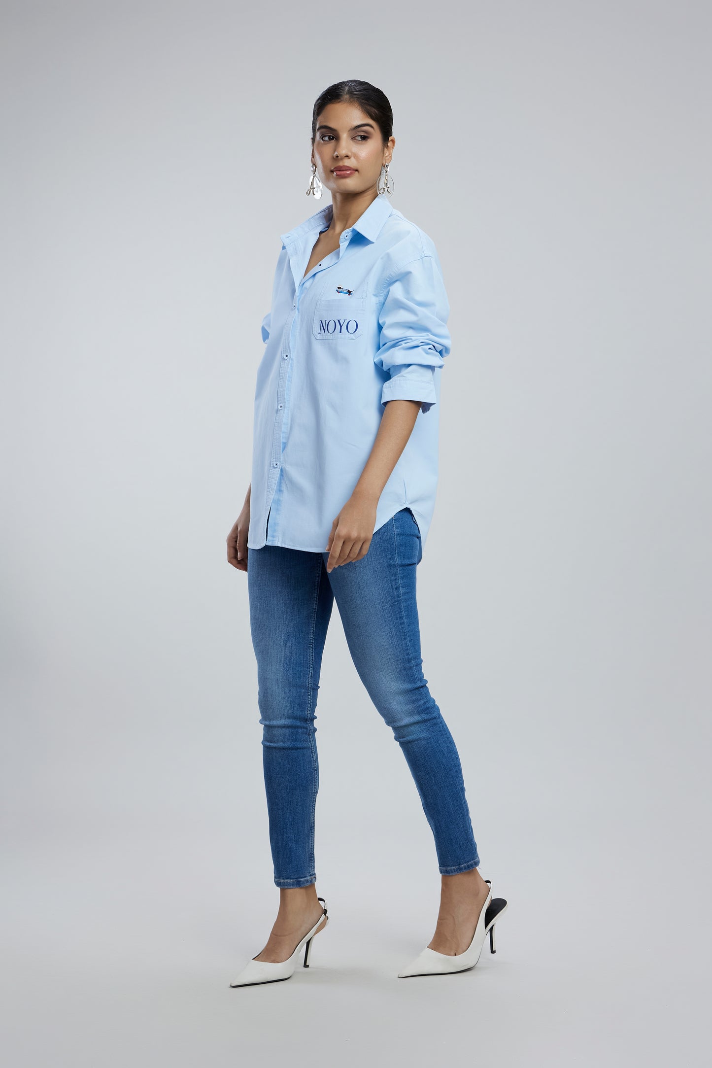 Small Dog Oversized Cotton Shirt