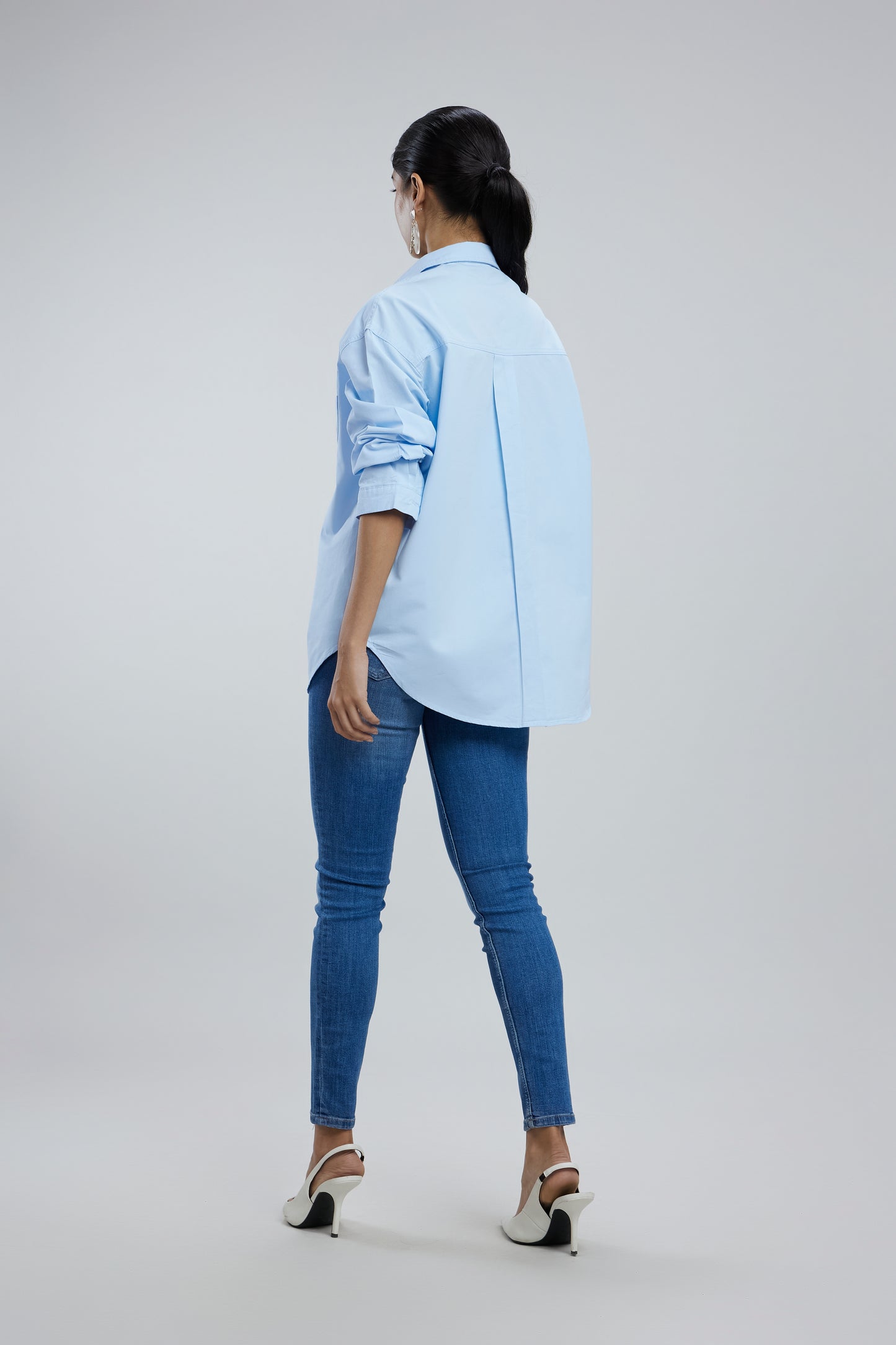 Small Dog Oversized Cotton Shirt