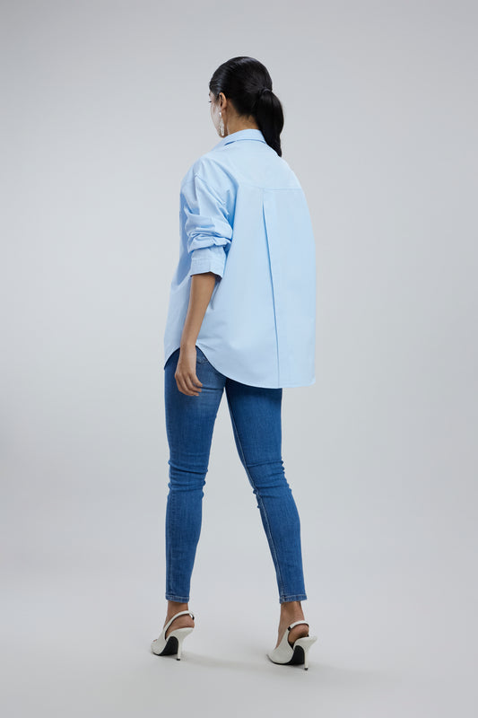 Small Dog Oversized Cotton Shirt