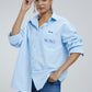 Small Dog Oversized Cotton Shirt