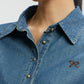 Denim Bow Shirts