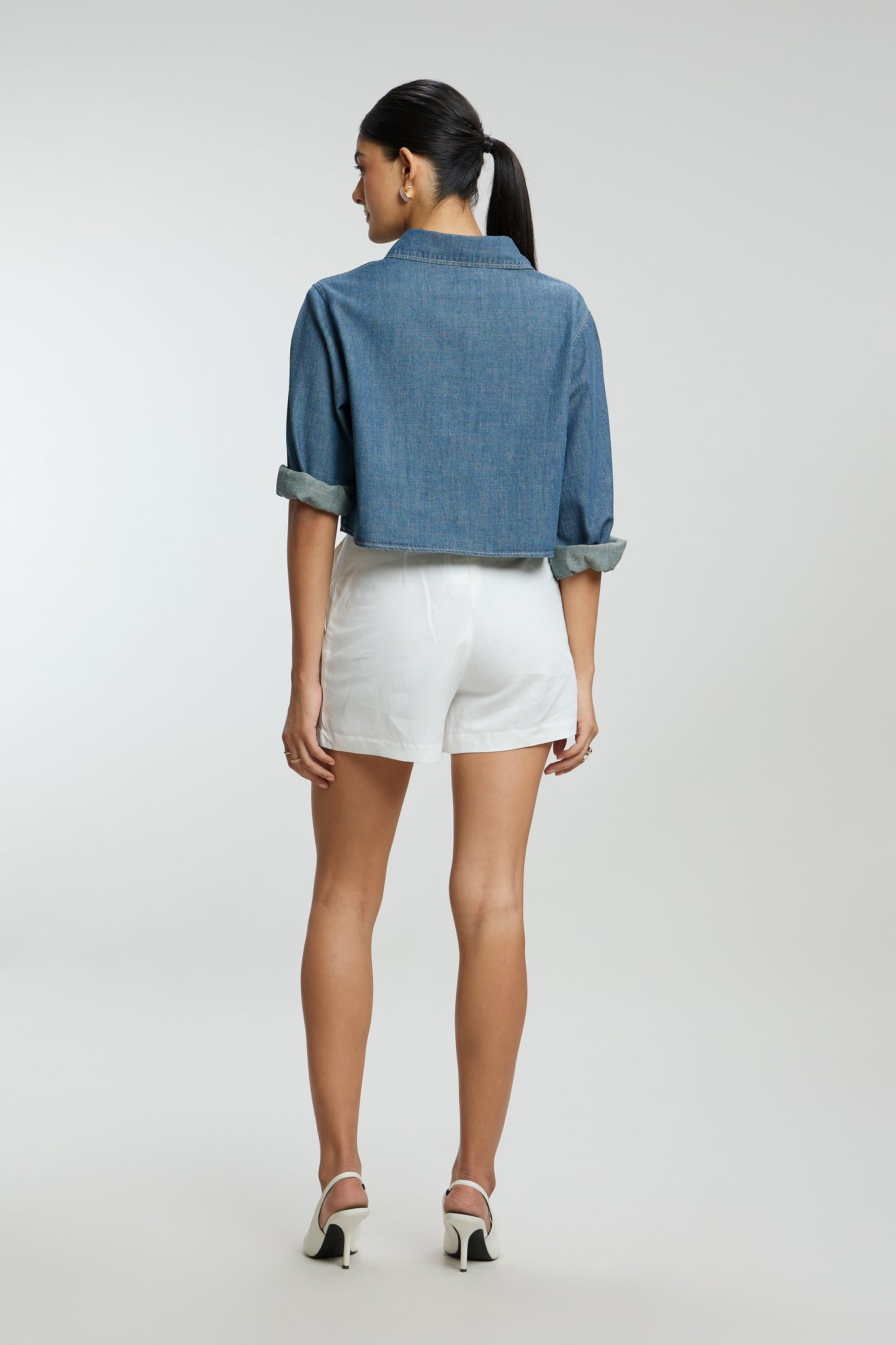 Denim Bow Shirts