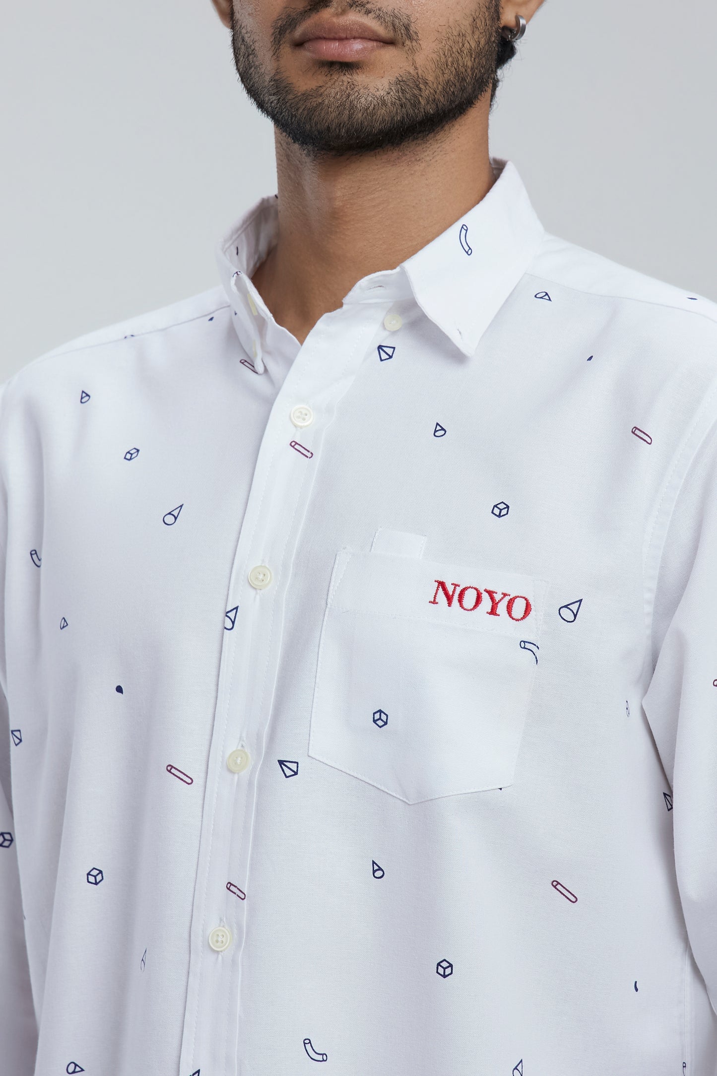Fun Pattern Casual Shirt