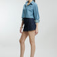 Denim Bow Shirts