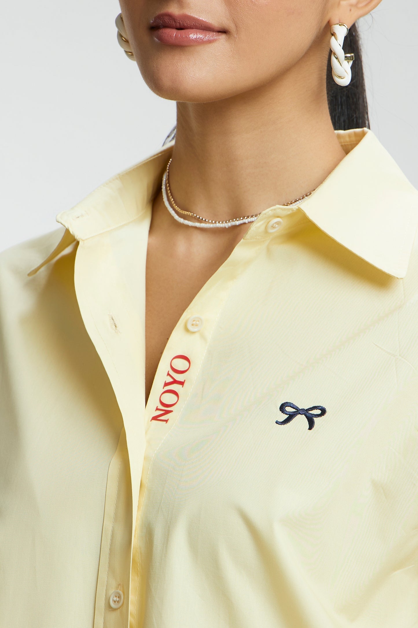 Cotton NOYO Bow Shirt