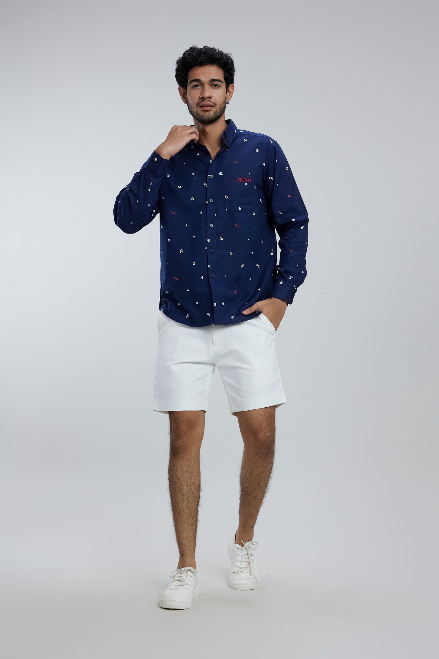 Fun Pattern Casual Shirt