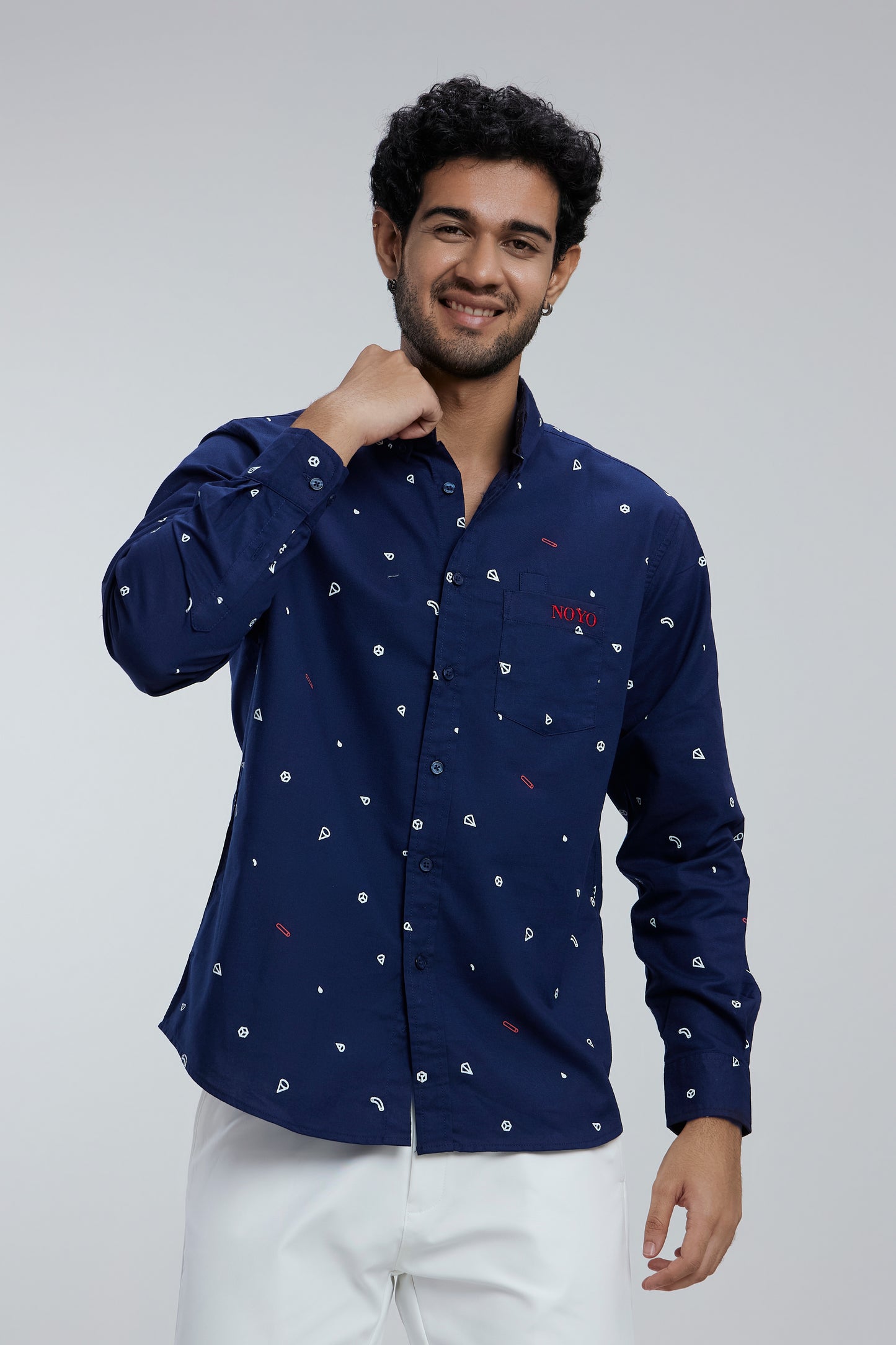 Fun Pattern Casual Shirt