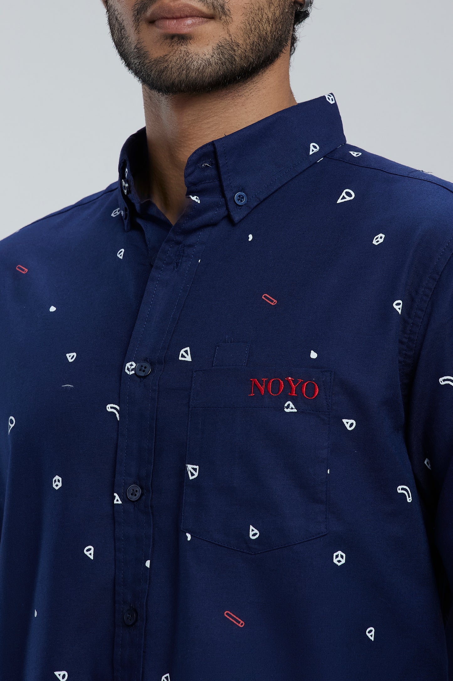 Fun Pattern Casual Shirt