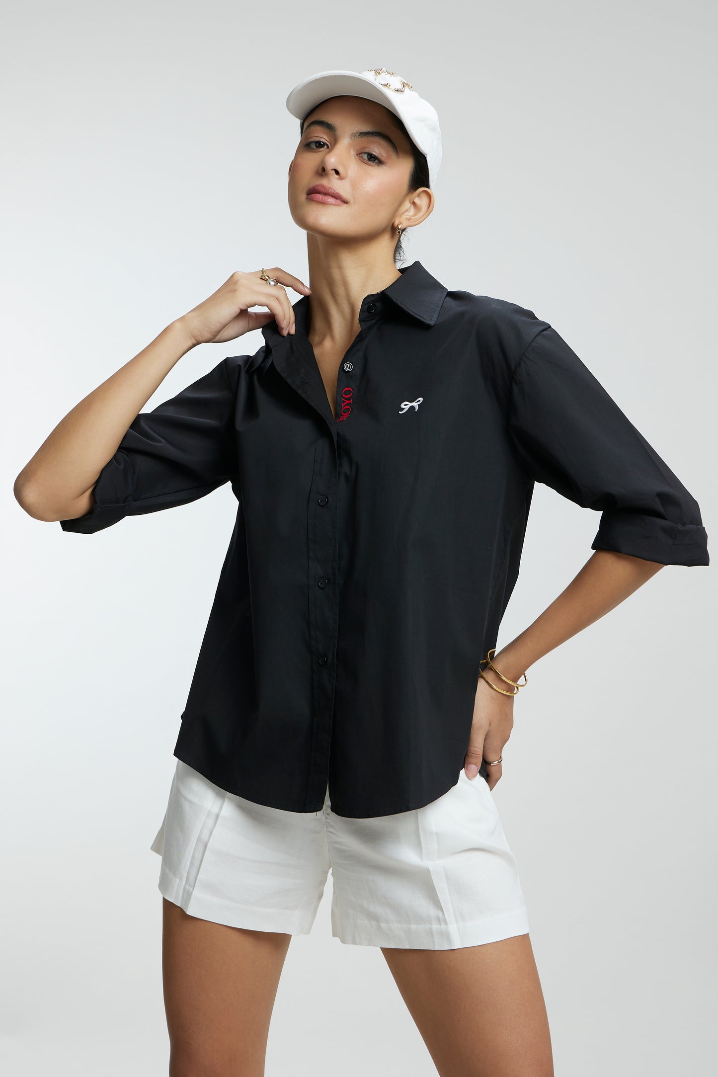 Cotton NOYO Bow Shirt