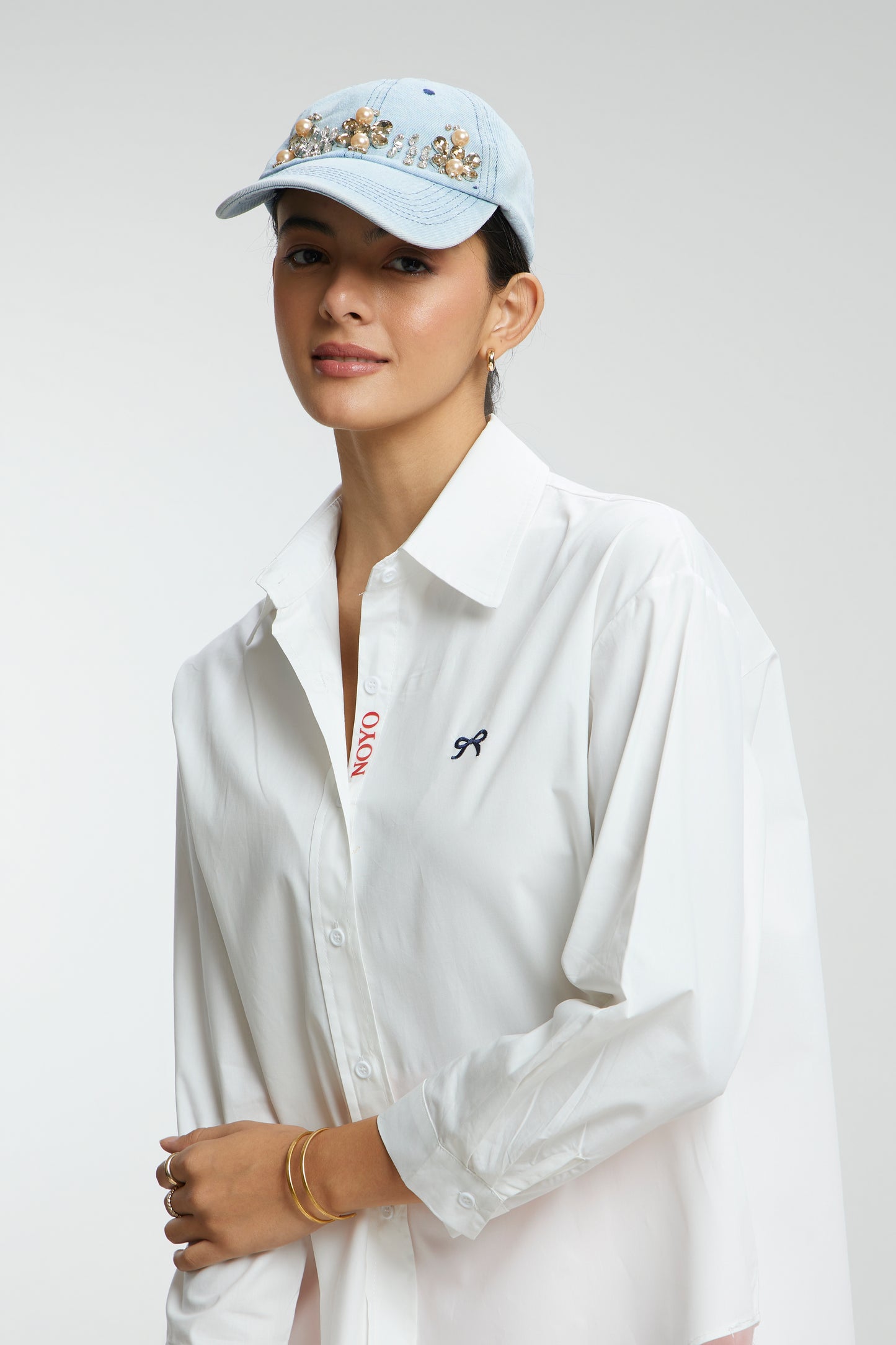 Cotton NOYO Bow Shirt