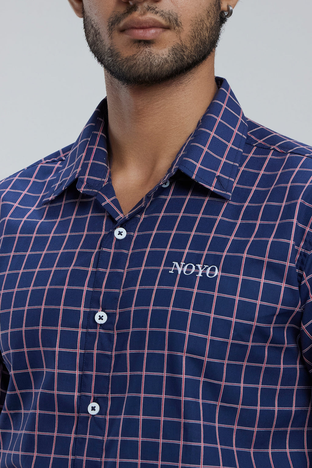 Regular fit checkered shirt
