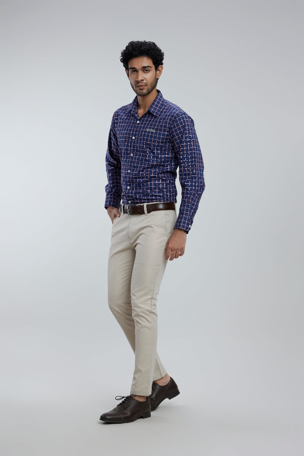 Regular fit checkered shirt