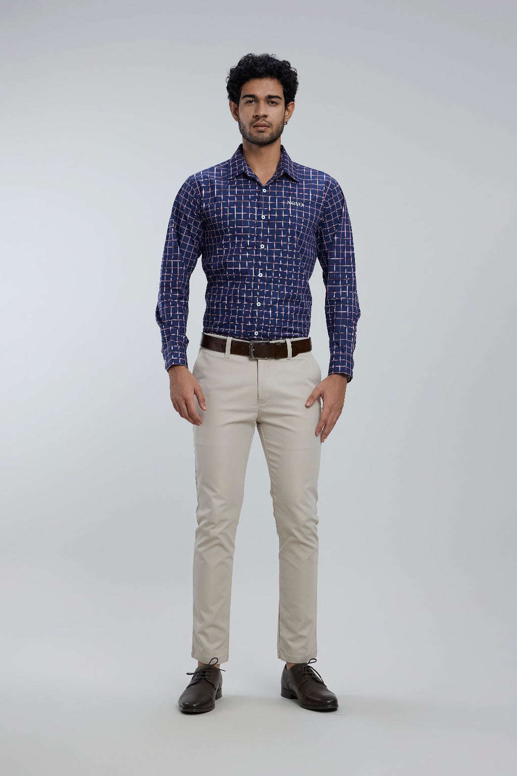 Regular fit checkered shirt