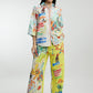 Abstract Linen Co-ord Sets