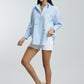 Oversized Checkered Fun Shirt