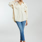 Stone Stem Work Oversized Shirt