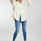 Stone Stem Work Oversized Shirt