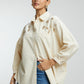 Stone Stem Work Oversized Shirt
