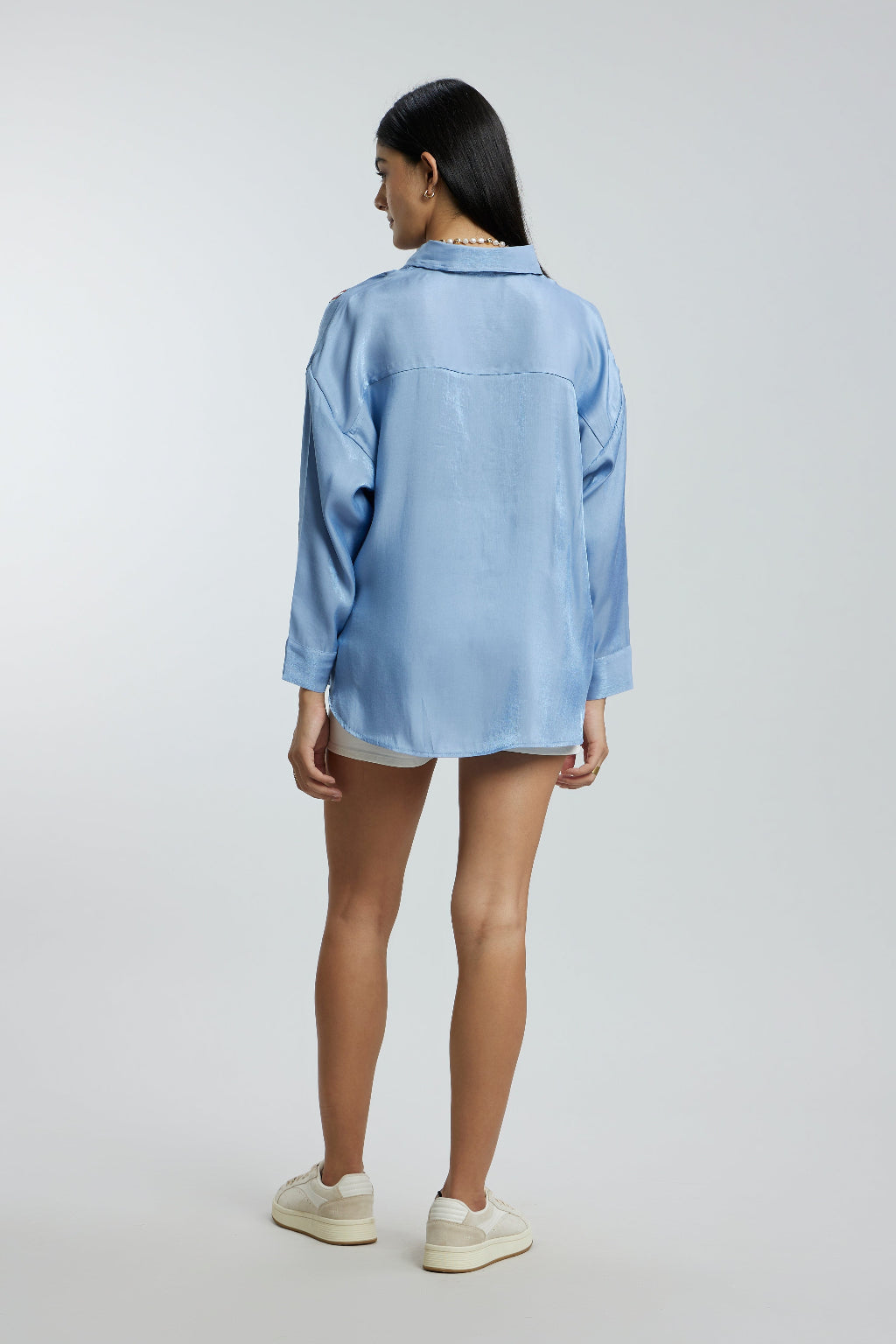 Hot Air Balloon Satin Shirt