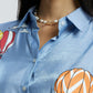 Hot Air Balloon Satin Shirt
