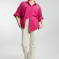 Stone Stem Work Oversized Shirt