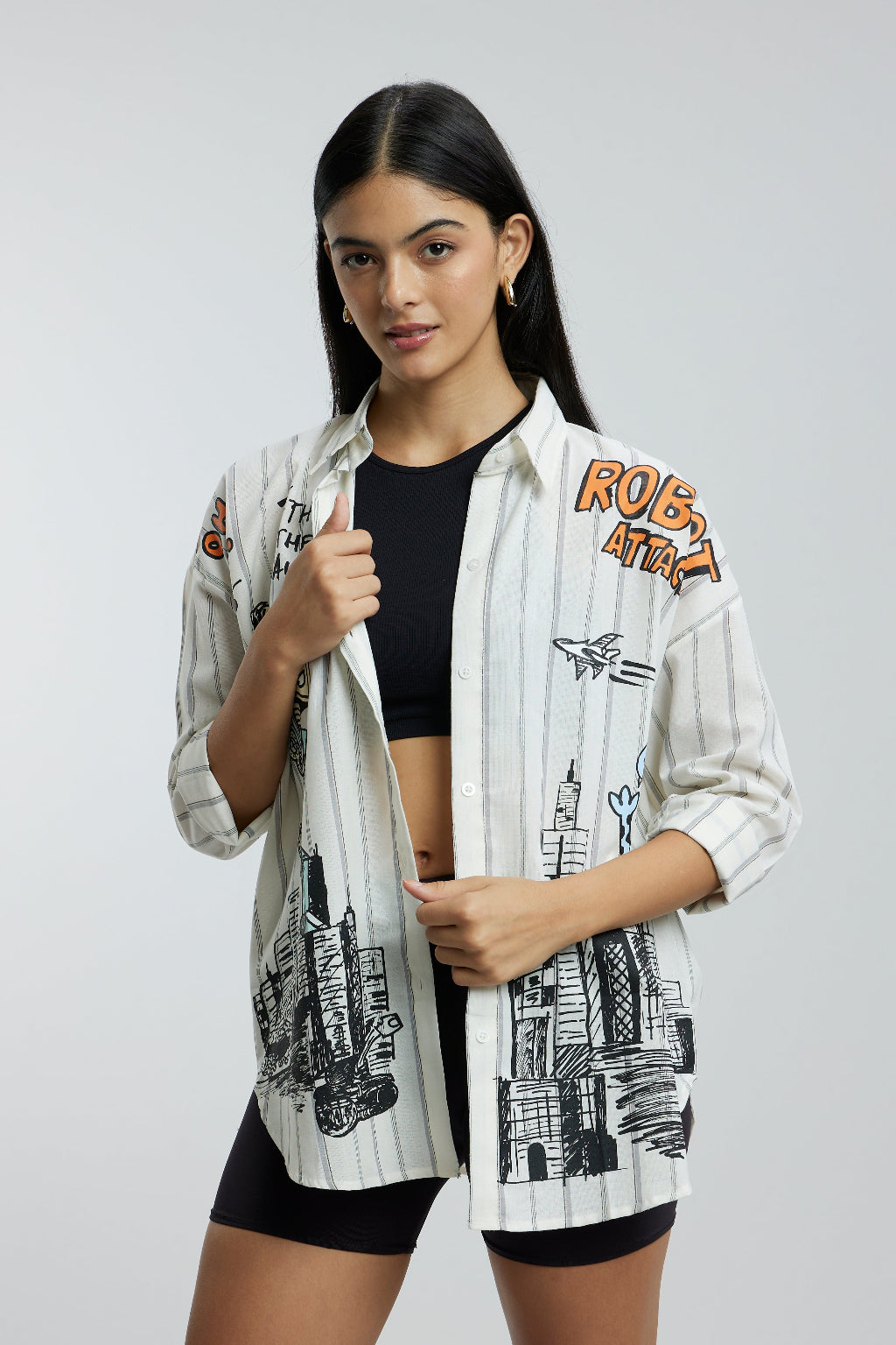 Oversized Robo Shirt