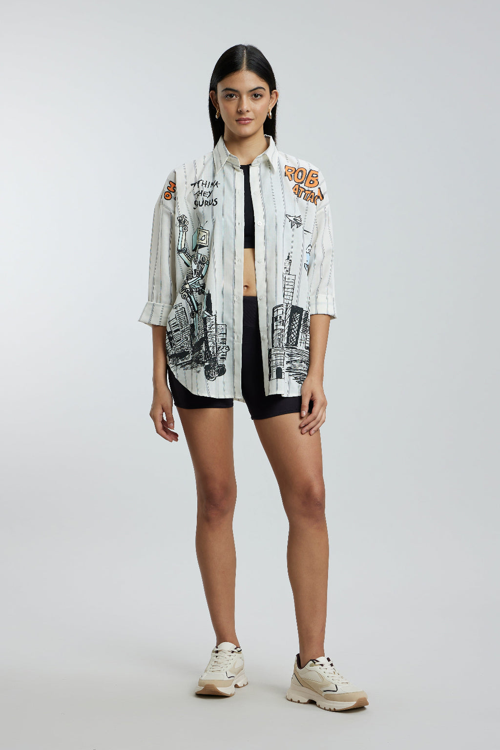 Oversized Robo Shirt