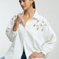 Stone Stem Work Oversized Shirt