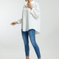 Stone Stem Work Oversized Shirt