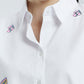 Oversized Musical Notes Shirt