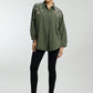 Stone Stem Work Oversized Shirt