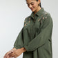 Stone Stem Work Oversized Shirt