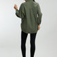 Stone Stem Work Oversized Shirt