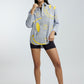 Oversized Shirt with Yellow Smileys