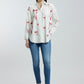 Oversized Red Bow Shirt
