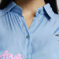 Fun Words Satin Shirt