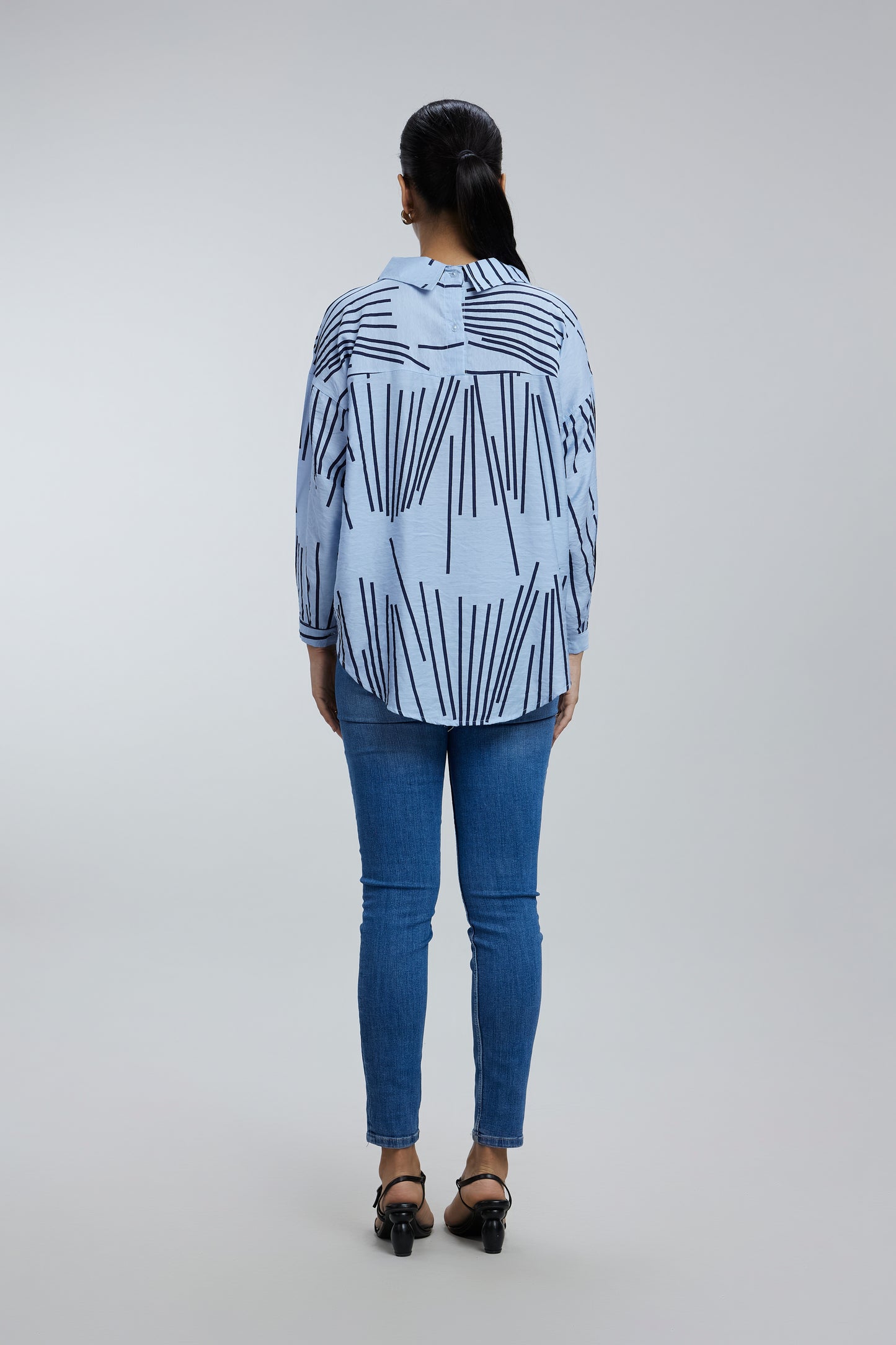 2 Sided Collar Button Shirt