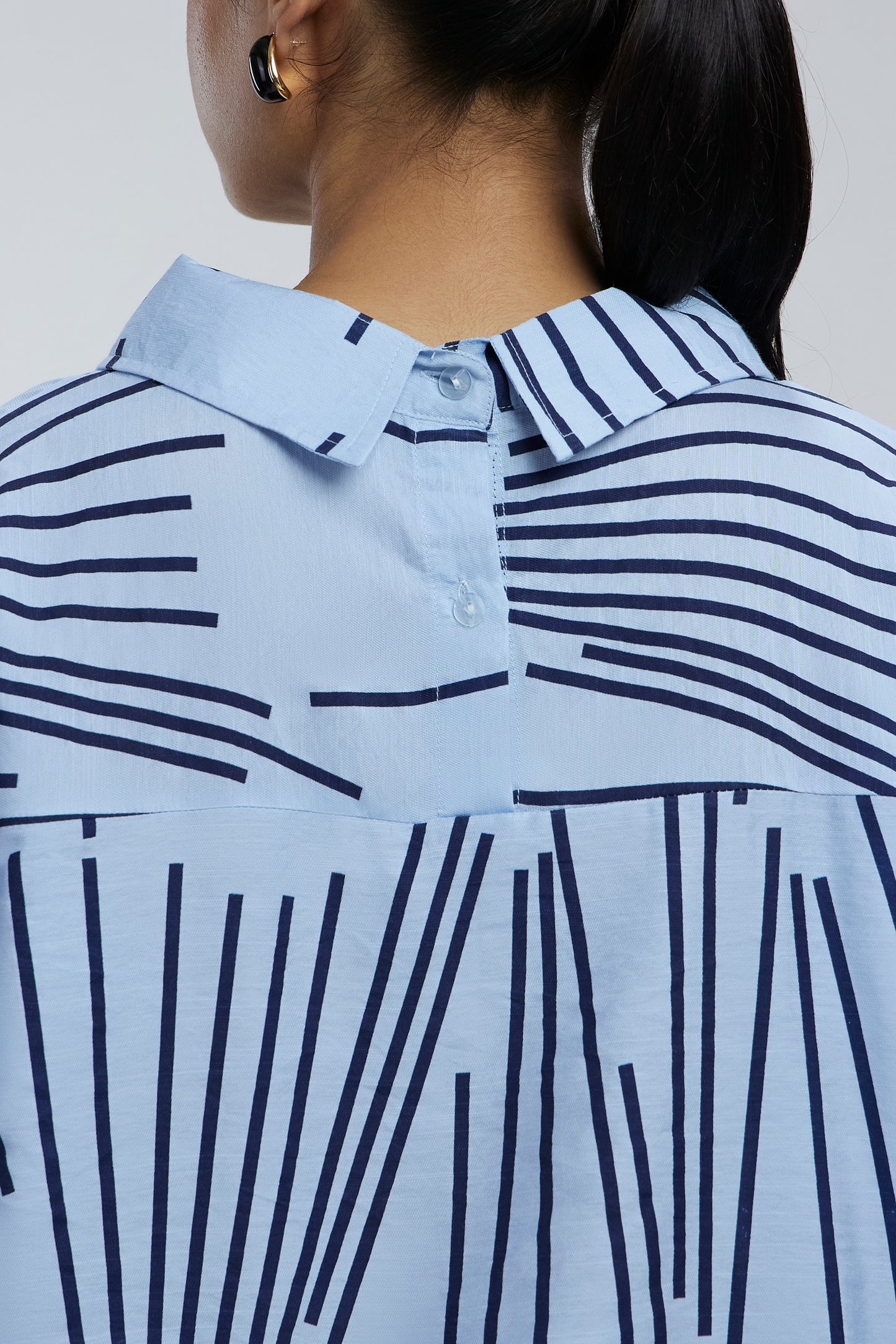 2 Sided Collar Button Shirt