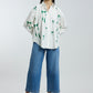 Oversized Green Bow Shirt