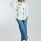Oversized Green Bow Shirt