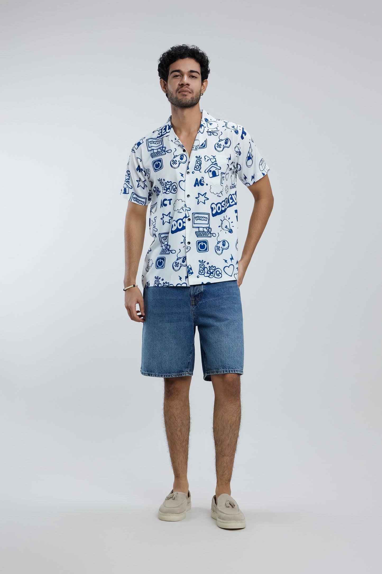 Fun men short sleeve shirt