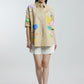 Oversized Beige Heart Shirt