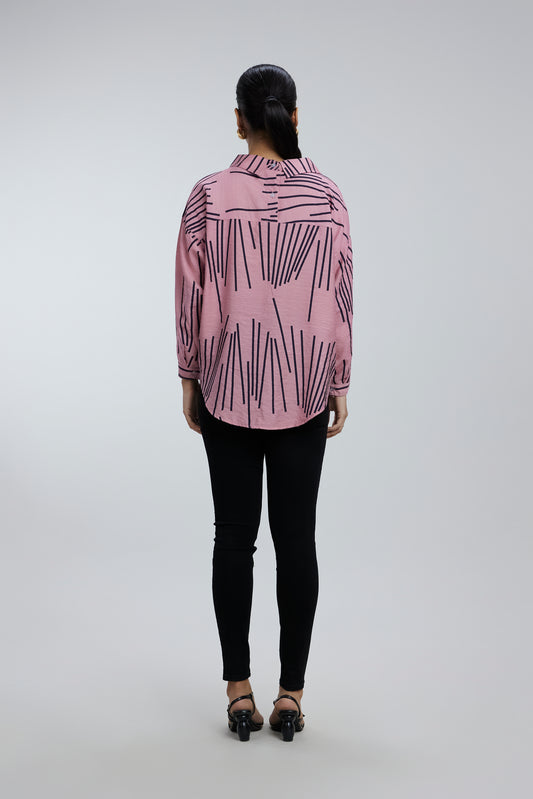 2 Sided Collar Button Shirt