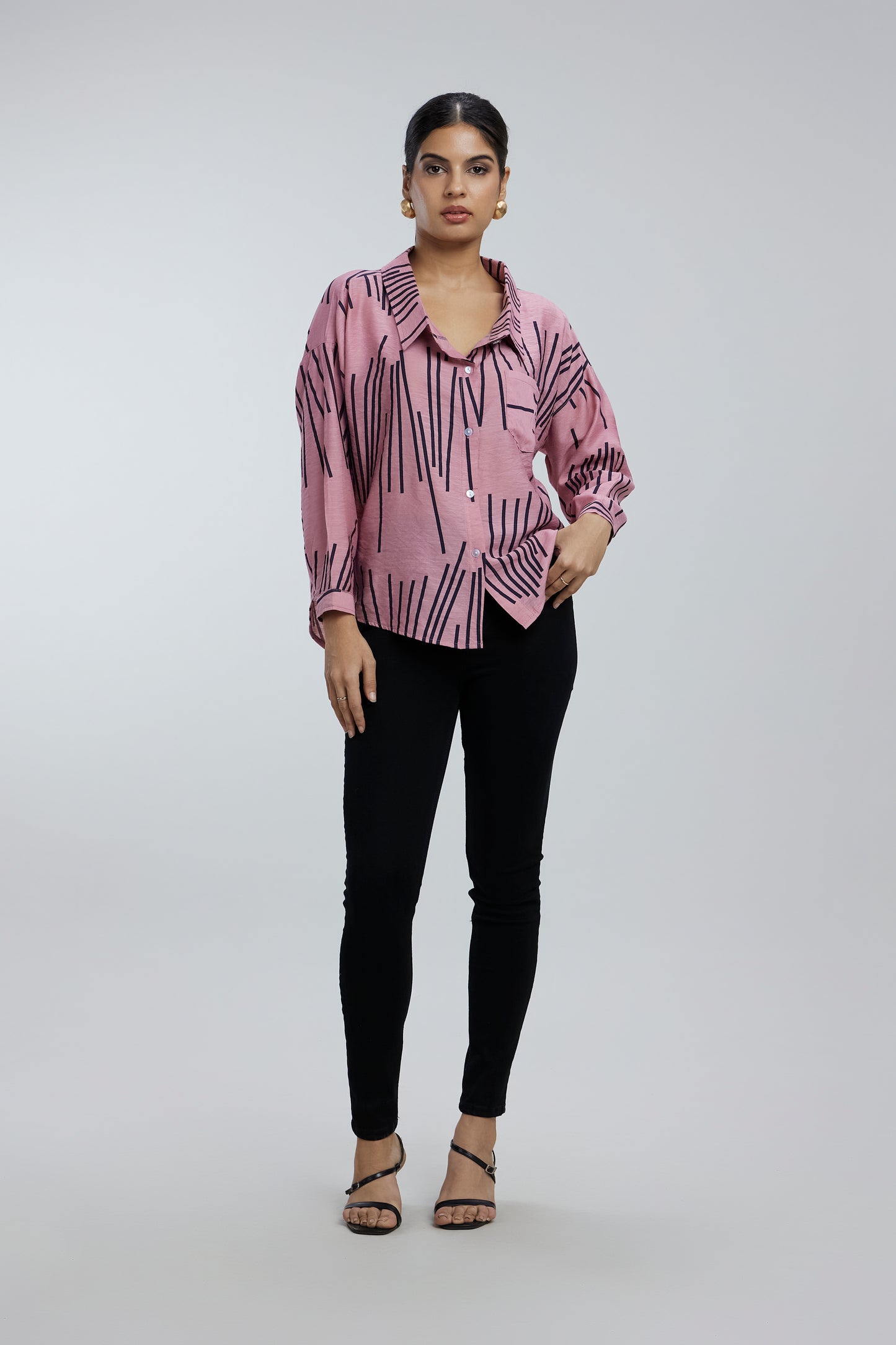 2 Sided Collar Button Shirt