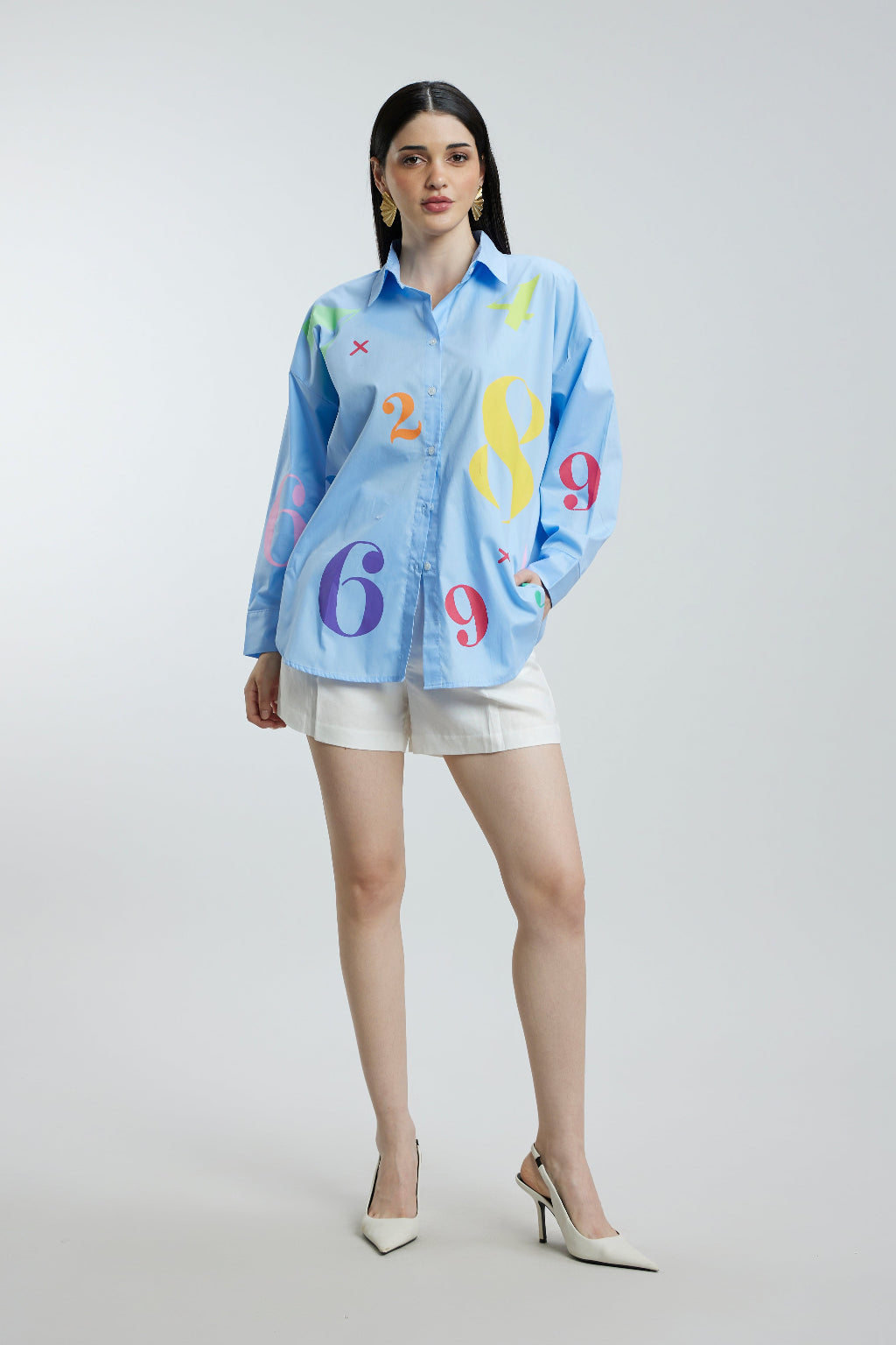 Oversized Numbers Shirt