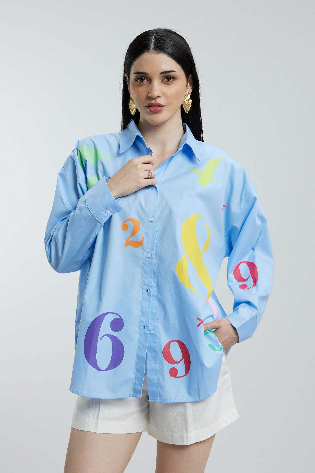 Oversized Numbers Shirt