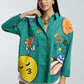 Oversized Green Fun Shirt